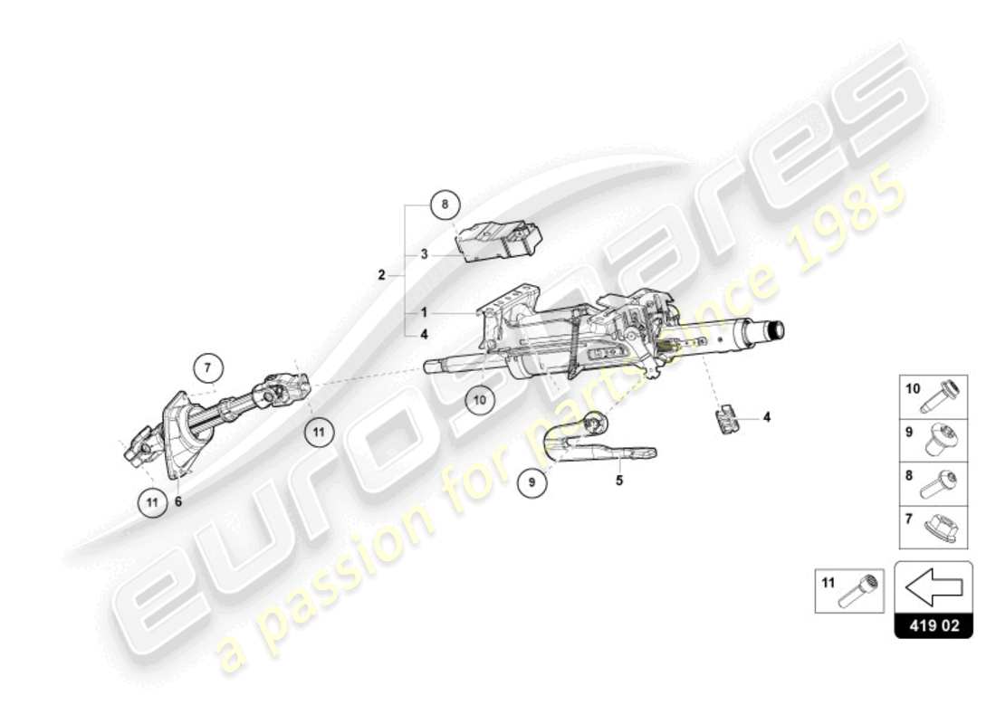 teilediagramm mit der teilenummer 4m0419378c