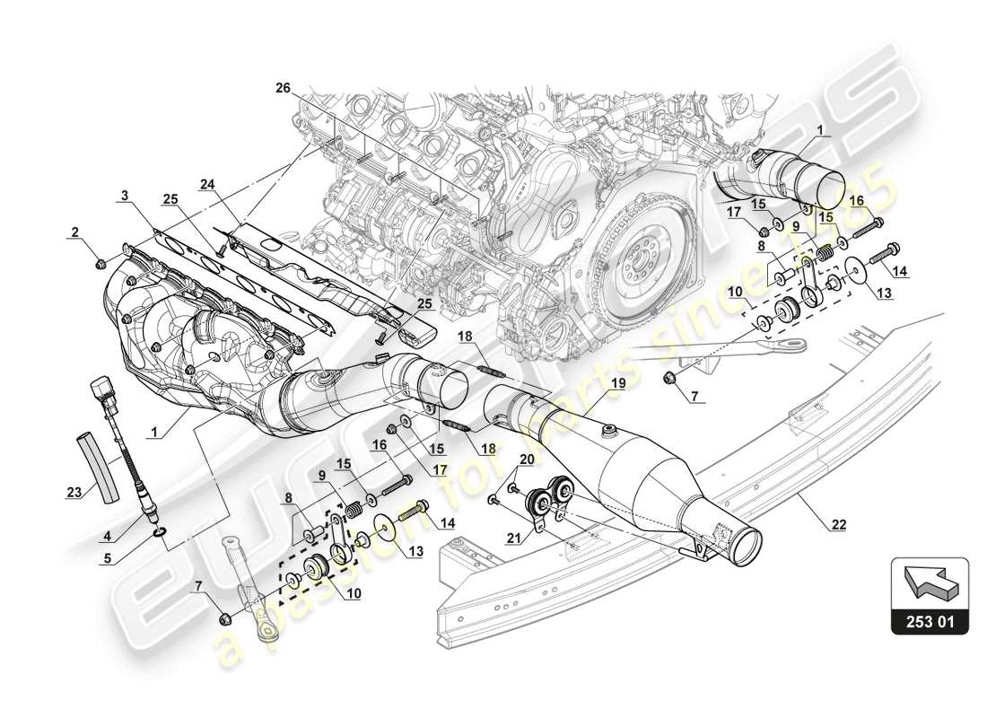 teilediagramm mit der teilenummer n01167026