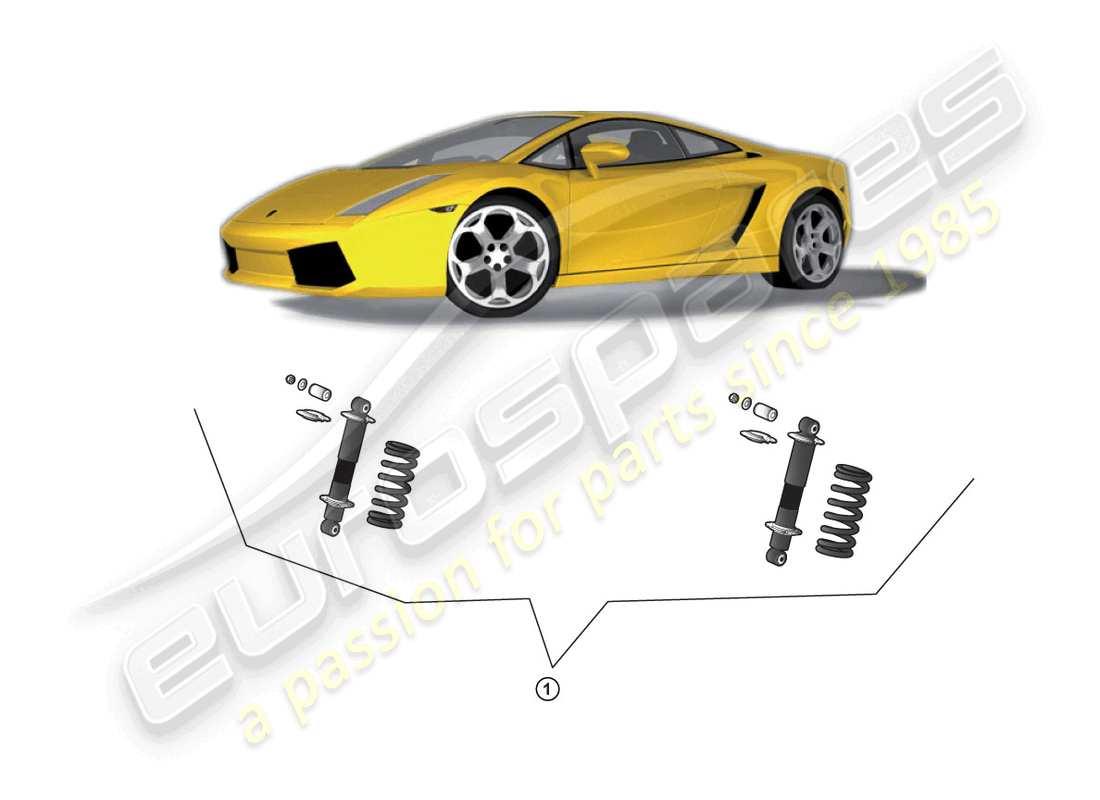 eine teilezeichnung aus dem lamborghini lp560-4 spyder fl ii (accessories) teilekatalog