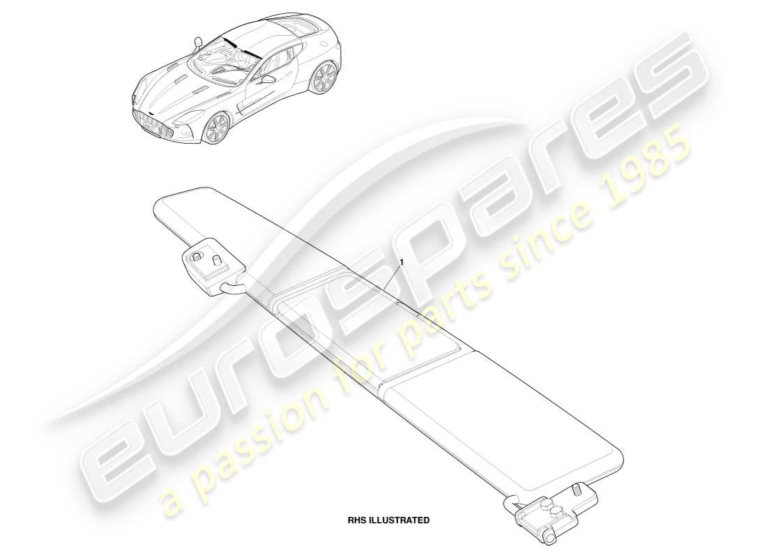 teilediagramm mit der teilenummer ay93-69320-baw