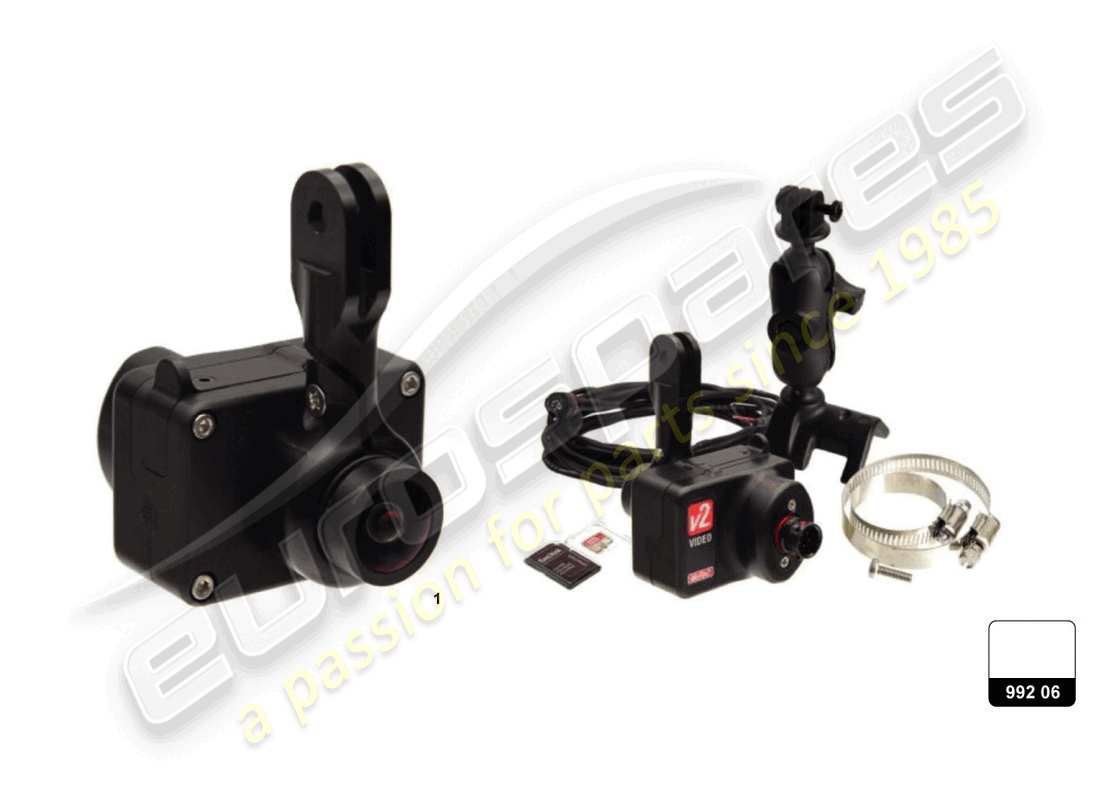 lamborghini 2022 (super trofeo evo 2) videokamerasystem teilediagramm