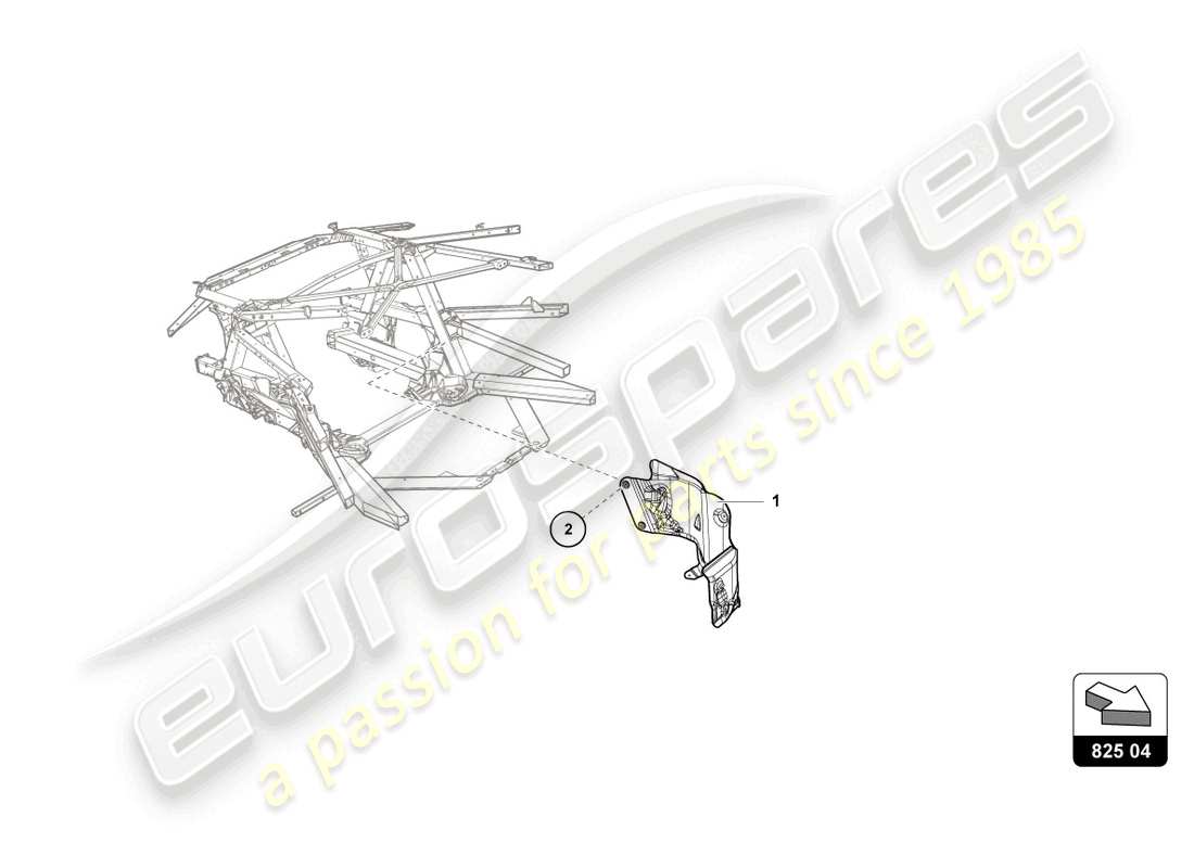 lamborghini super trofeo (2015) wärmeschild ersatzteildiagramm