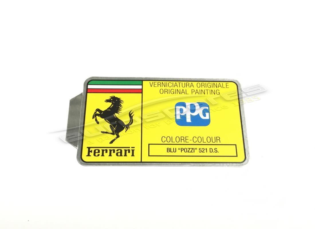 neues ferrari ppg paint tag. teilenummer mc361553 (1)