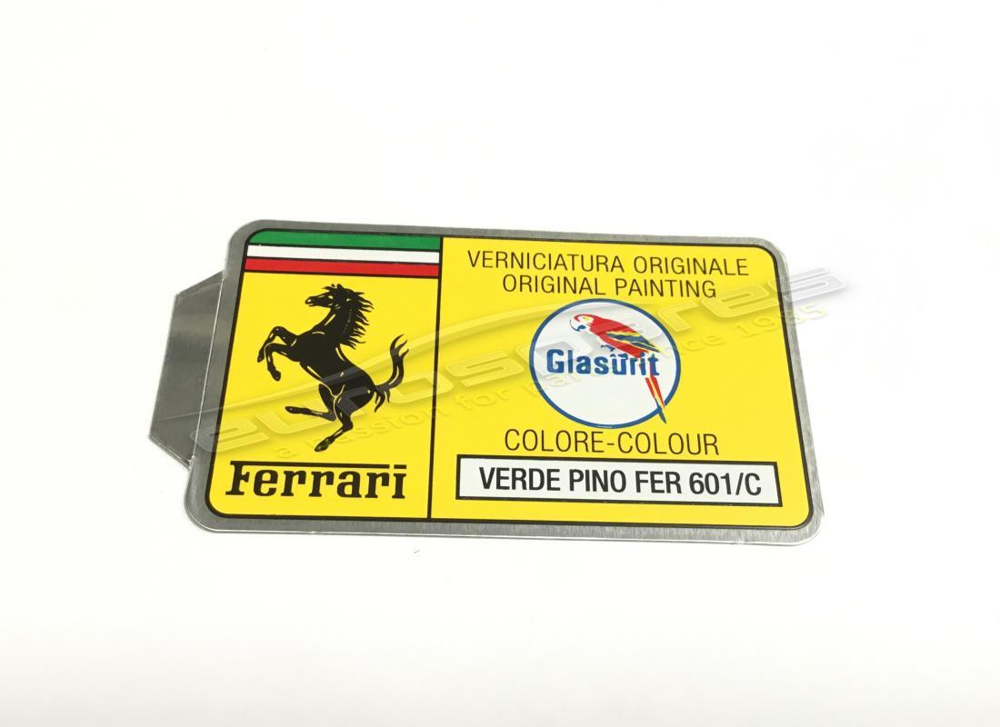 neuer ferrari glasurit-lackcode-aufkleber (kreis). teilenummer er361543 (1)