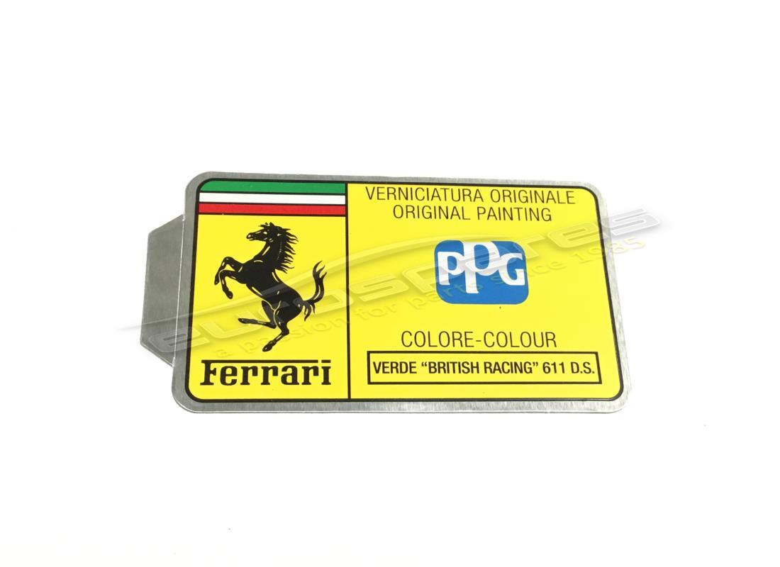 neues ferrari ppg paint tag. teilenummer mc361551 (1)