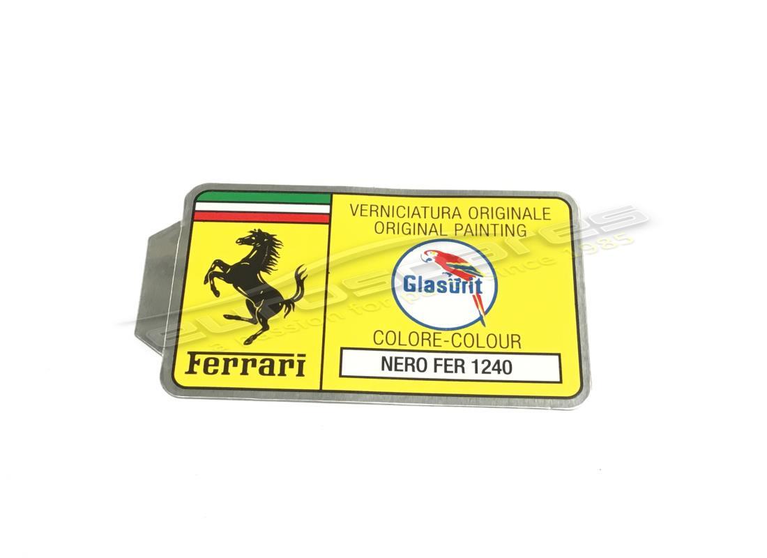 neuer ferrari glasurit-lackcode-aufkleber (kreis). teilenummer er361547 (1)