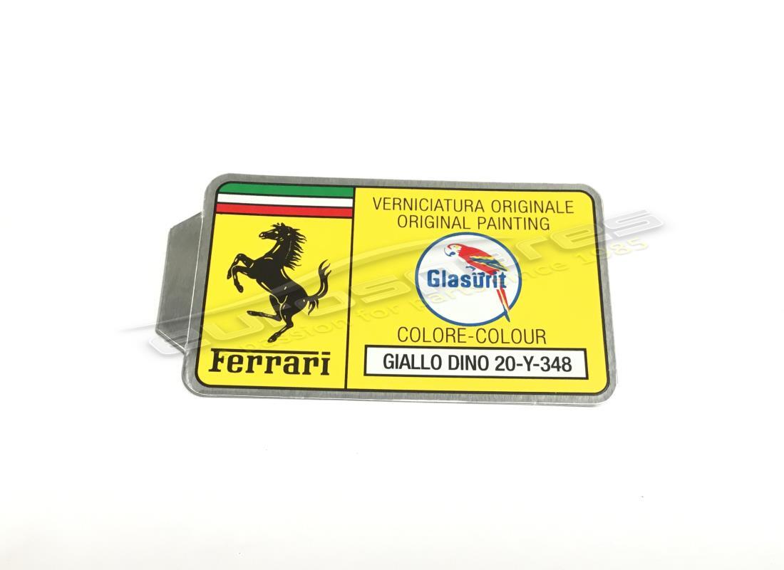 neuer ferrari glasurit-lackcode-aufkleber (kreis). teilenummer er361549 (1)