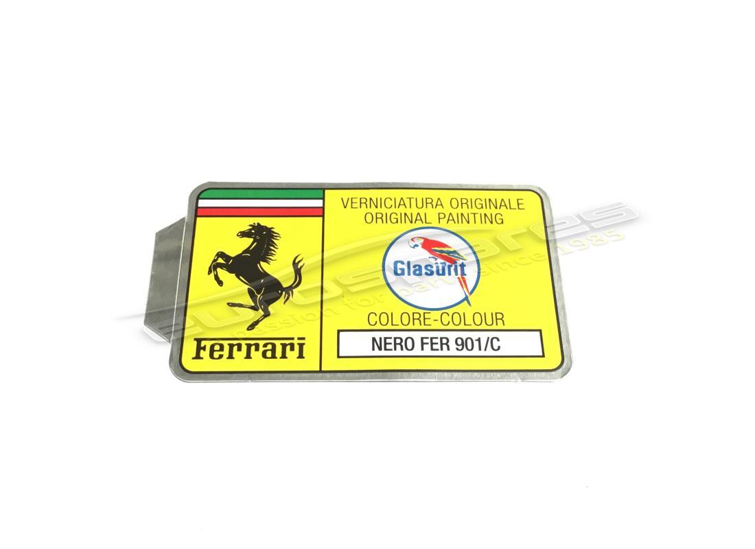 neuer ferrari glasurit-lackcode-aufkleber (kreis). teilenummer er361546 (1)