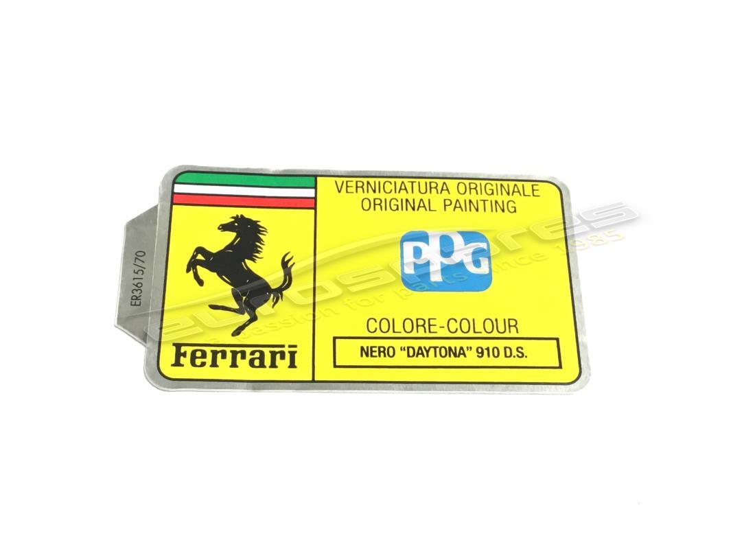 neuer ferrari ppg-lackcode-aufkleber. teilenummer er361570 (1)