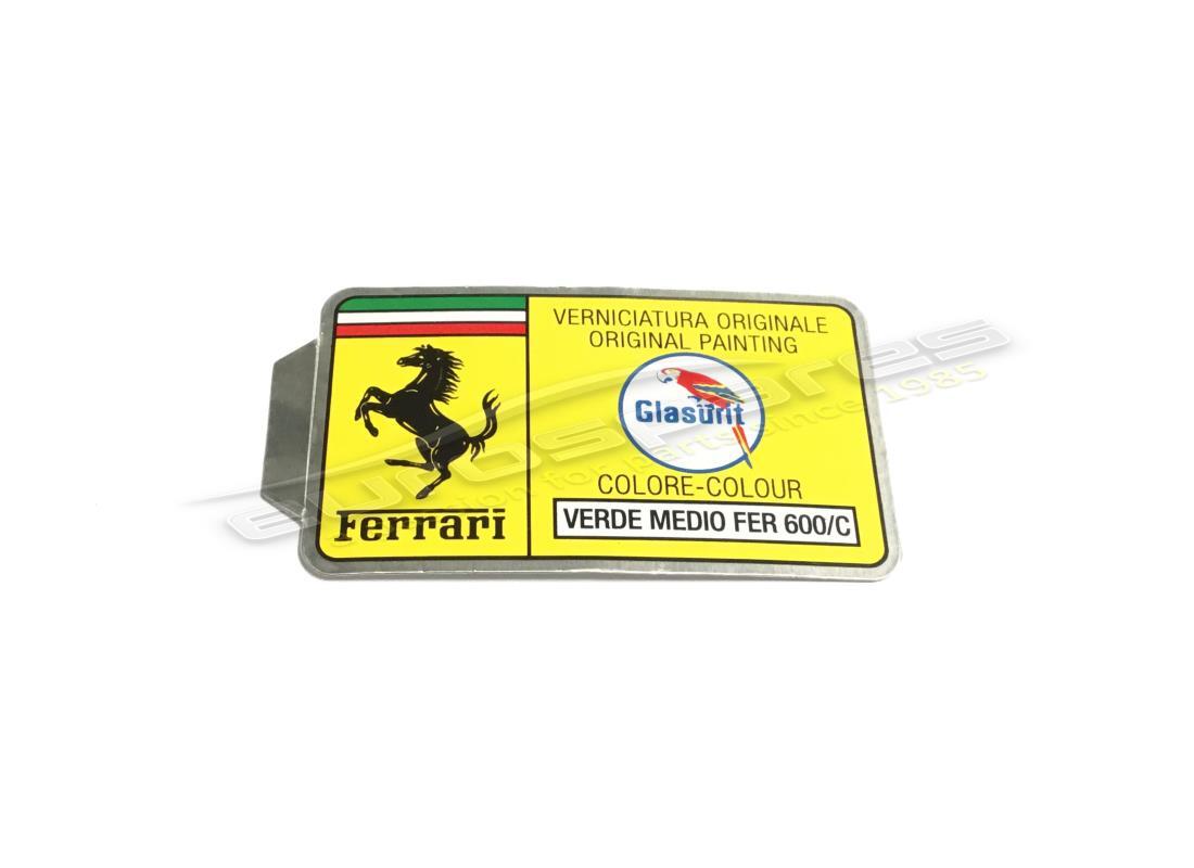 neuer ferrari glasurit-lackcode-aufkleber (kreis). teilenummer er361534 (1)