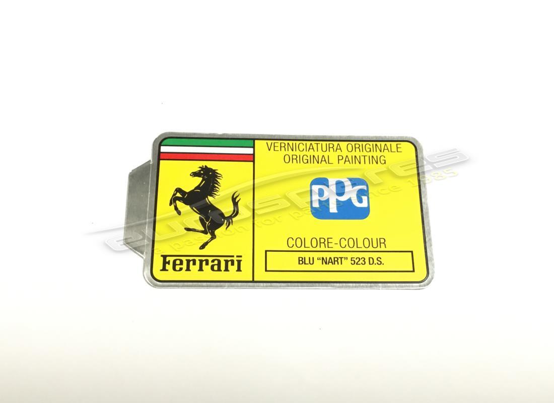 neues ferrari ppg paint tag. teilenummer mc361561 (1)