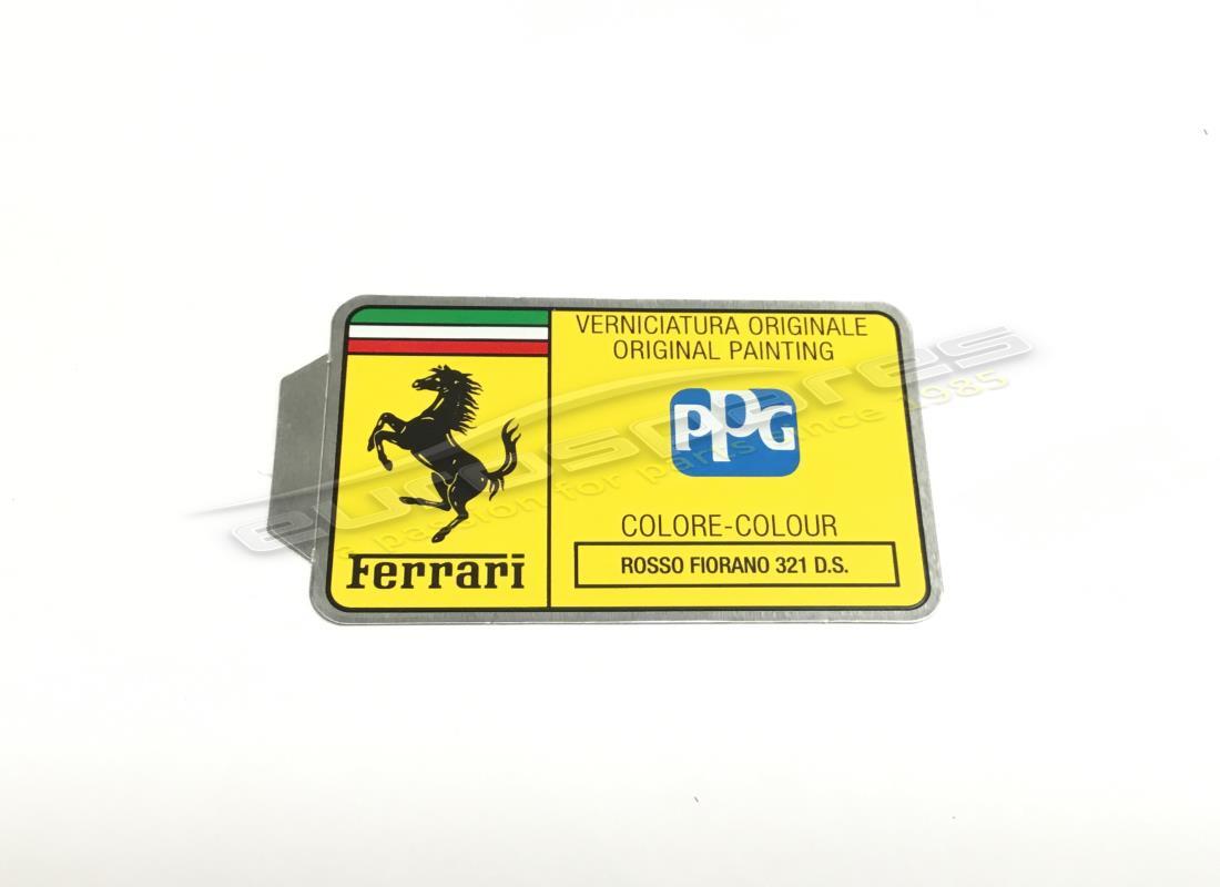 neues ferrari ppg paint tag. teilenummer mc361559 (1)