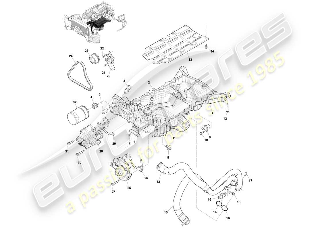 teilediagramm mit der teilenummer ag33-6m001-aa