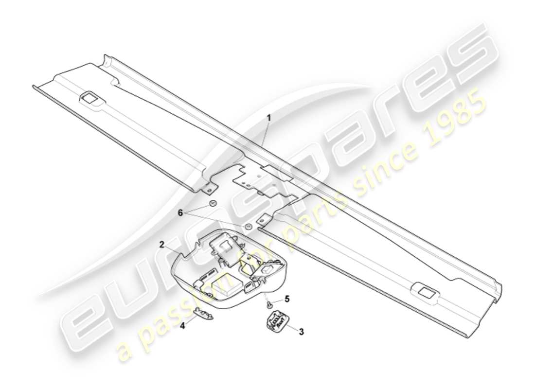 aston martin v8 vantage (2009) krümmerverkleidung, roadster 09my ersatzteildiagramm