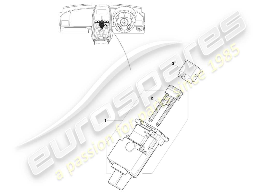 aston martin v8 vantage (2005) start/stop-modul, 09my teilediagramm