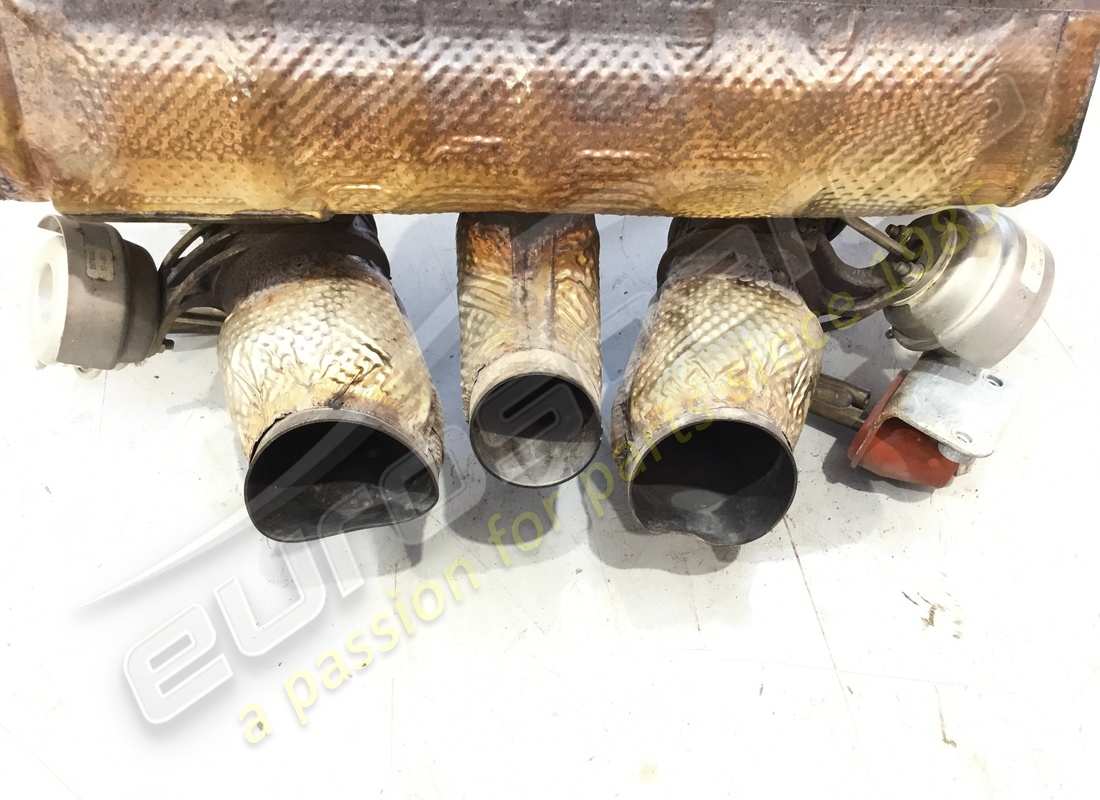 beschädigt lamborghini schalldämpfer senza kat. teilenummer 470251051l (2)