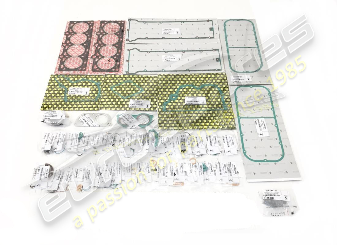 NEUER Ferrari DICHTUNGSSATZ (SIEHE AUCH EPK0000054 & EAP1230061). TEILENUMMER 182027 (1)