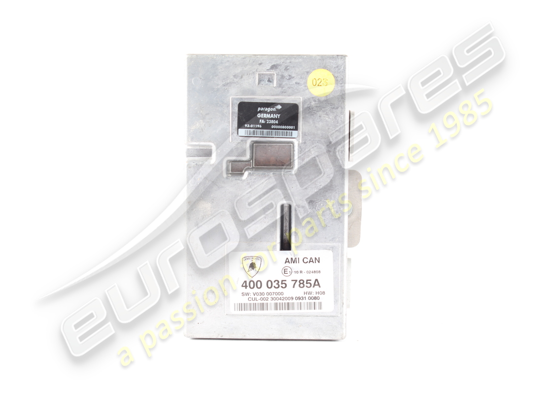 GEBRAUCHTE LAMBORGHINI SCHNITTSTELLENBOX. TEILENUMMER 400035785A (1) gebrauchte lamborghini schnittstellenbox. teilenummer 400035785a (1)