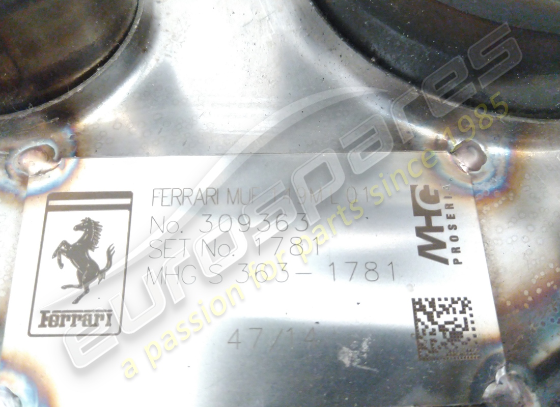 neuer ferrari schalldämpfer hinten links. teilenummer 309363 (4)