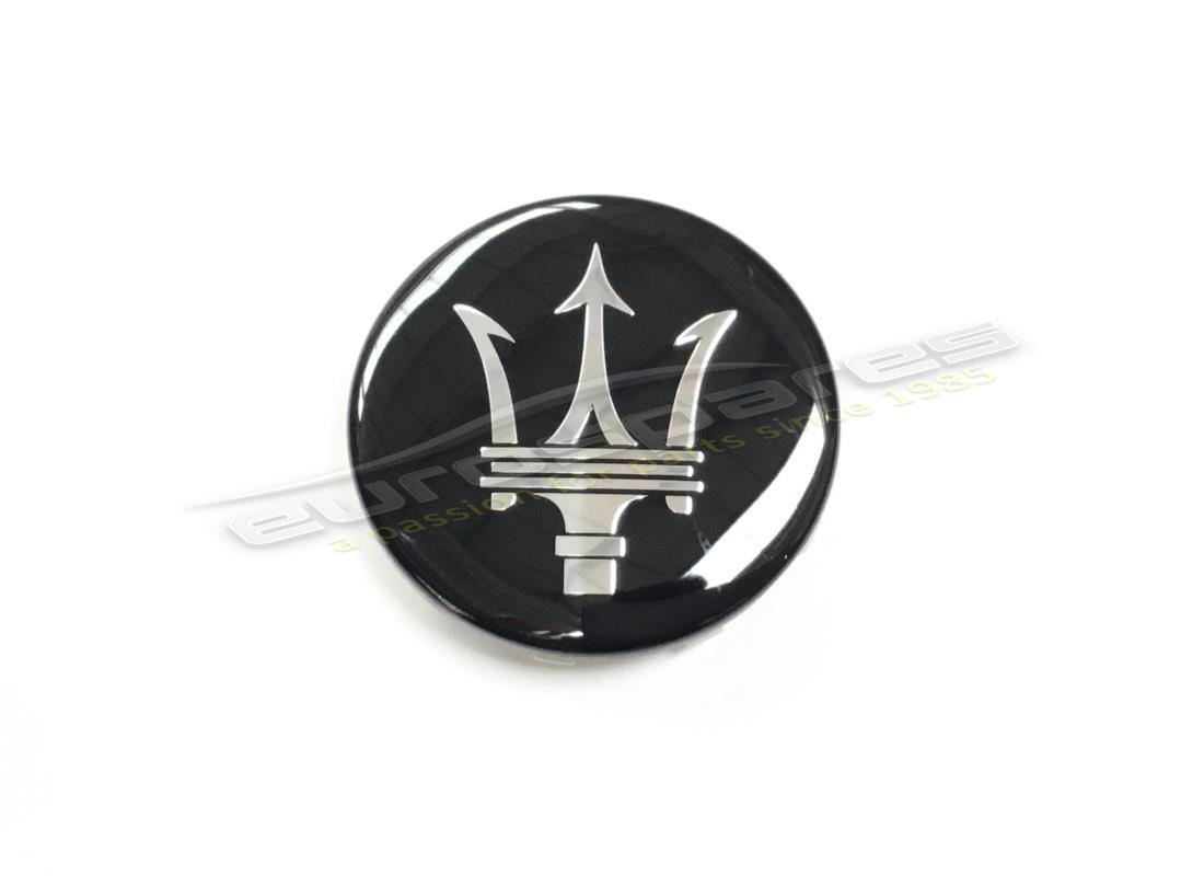 neues maserati rad-abzeichen-schwarz-paket. teilenummer 670119683 (1)