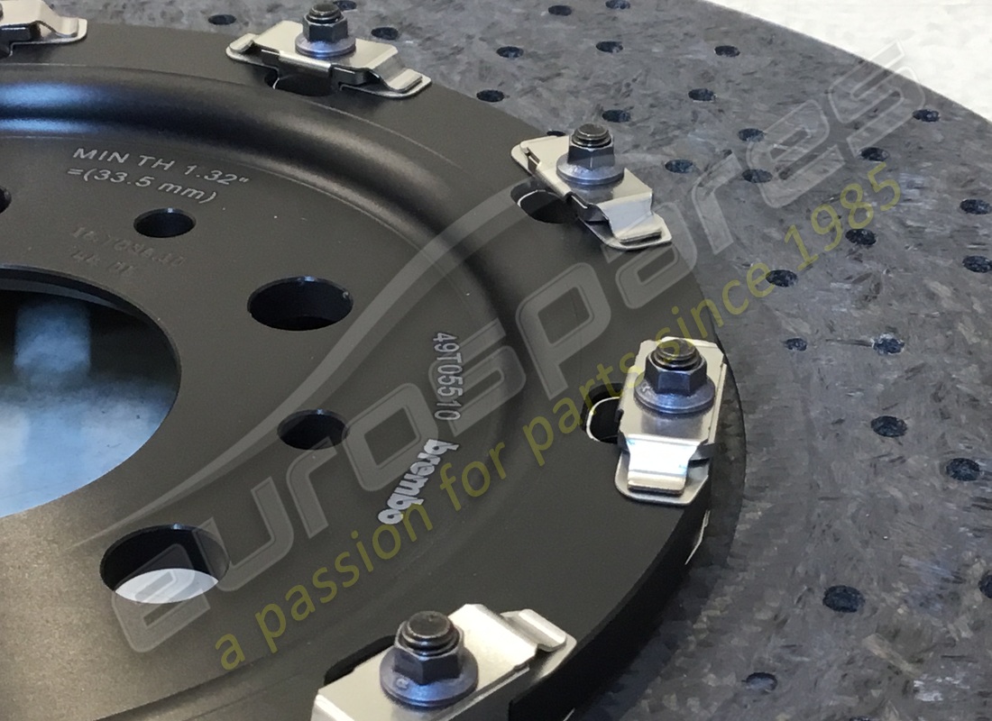 neue ferrari vordere bremsscheibe, carbon-keramik-version. teilenummer 240531 (3)