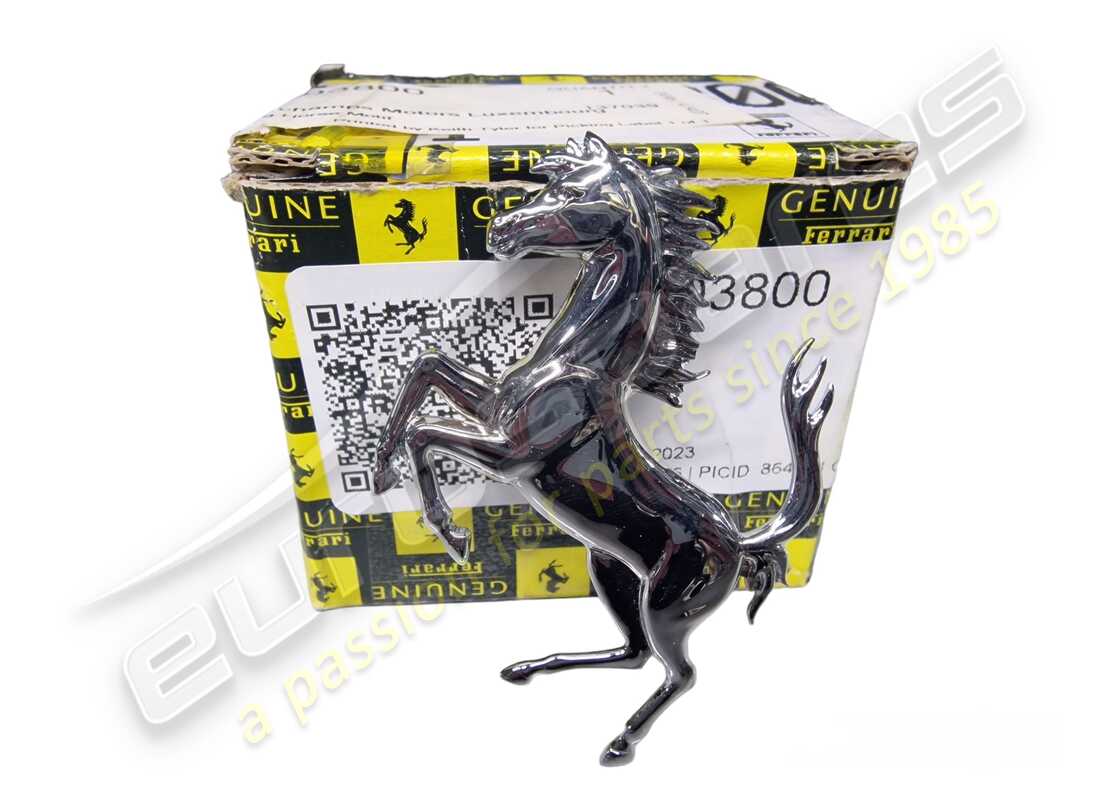 neu ferrari mittleres tanzendes pferd-motiv chrom. teilenummer 63603800 (1)