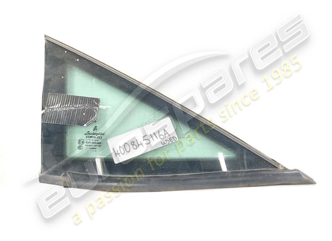 VERWENDET Lamborghini DREIECK-FENSTER. TEILENUMMER 400845116A (1)