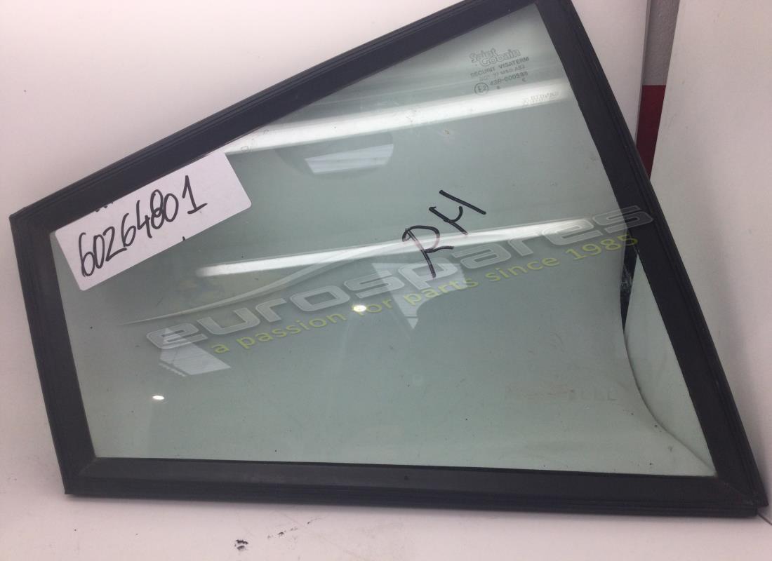 GEBRAUCHT Ferrari RECHTS HINTERES SEITENFENSTERGLAS GTB . TEILENUMMER 60264801 (1)