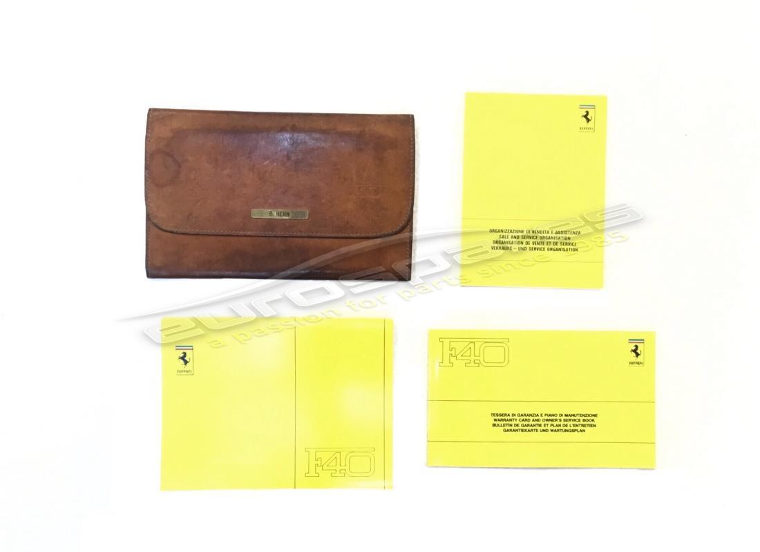 gebrauchte ferrari f40 beutel- und buchpackung. teilenummer 959908800 (1)