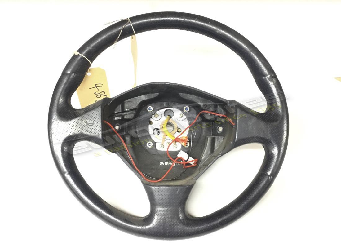 GEBRAUCHTES Ferrari LENKRAD IN SCHWARZ MIT ROTEN STICHEN. TEILENUMMER 157313A (1)