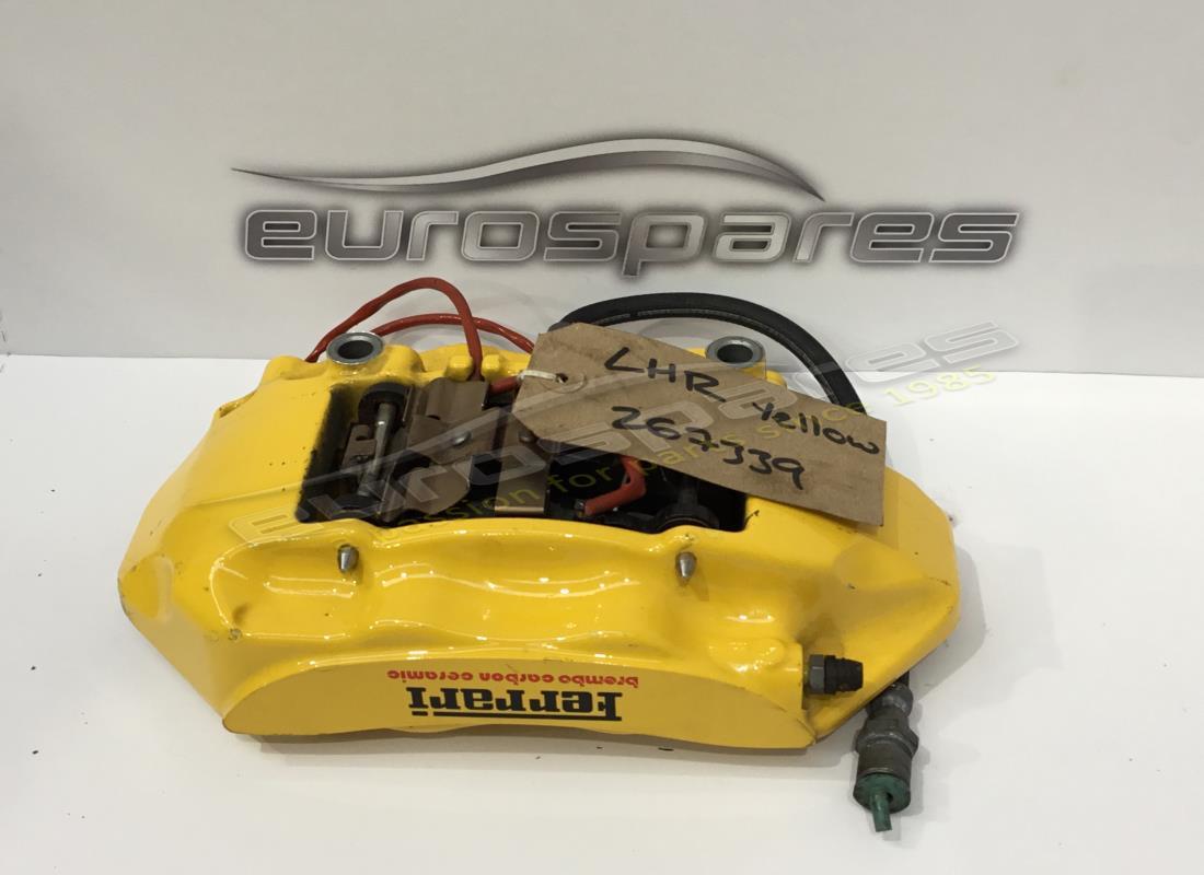 GEBRAUCHTER Ferrari LINKER HINTERER BREMSSATTEL MIT GELBEN BELÄGEN. TEILENUMMER 267339 (1)