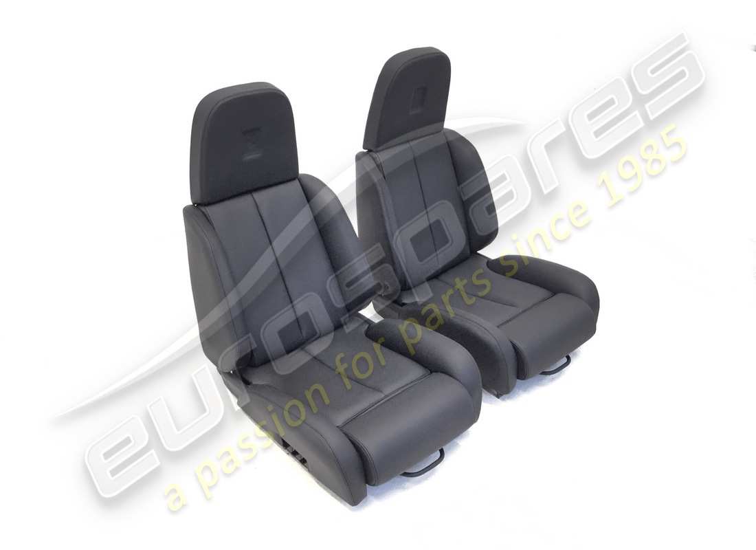 überholtes eurospares paar schwarz sitze (testarossa). teilenummer eap1227215 (3)
