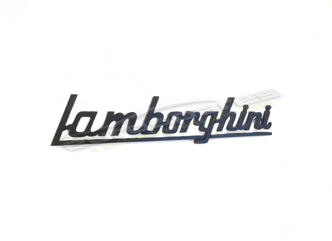 neues abzeichen mit lamborghini buchstaben (schwarz). teilenummer 006106554a (1)