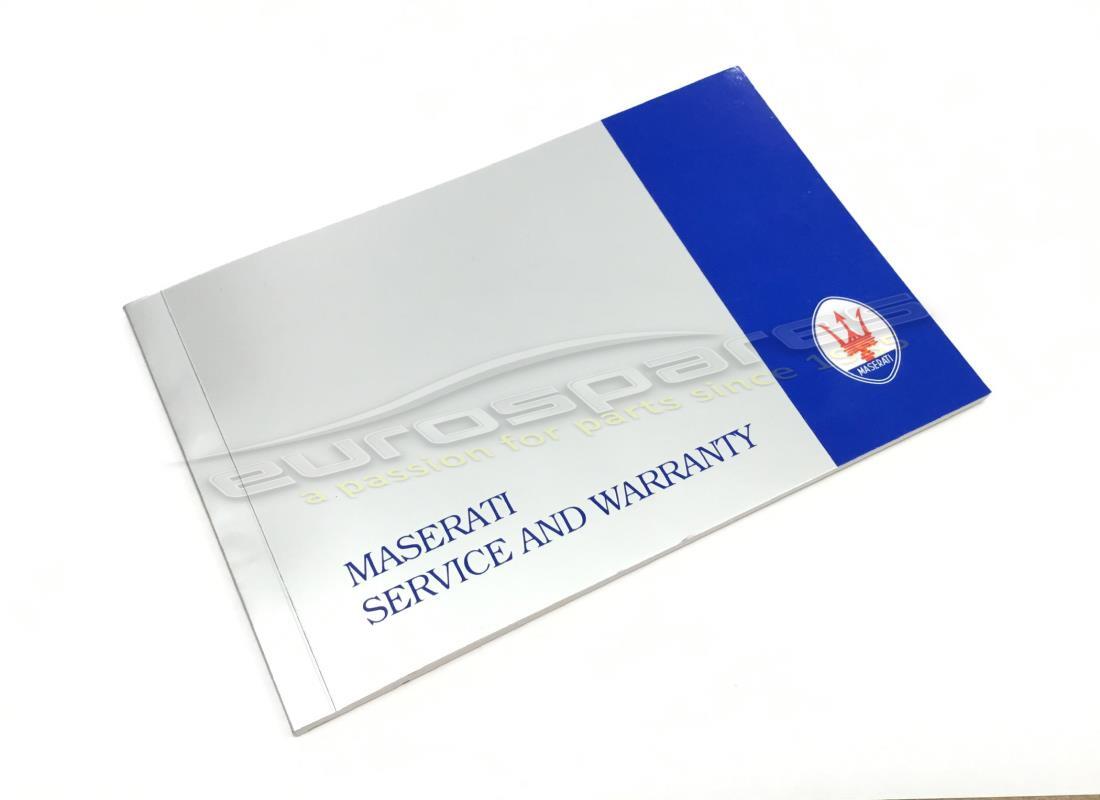 neues maserati servicebuch auf englisch. teilenummer 399851400 (1)
