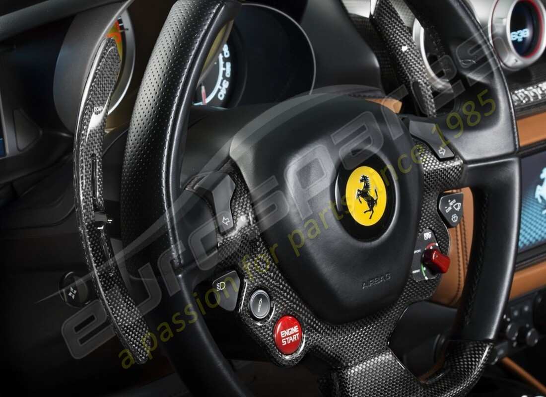 neu ferrari f1 racing schaltwippen, glänzend carbonfaser. teilenummer 70004930 (1)