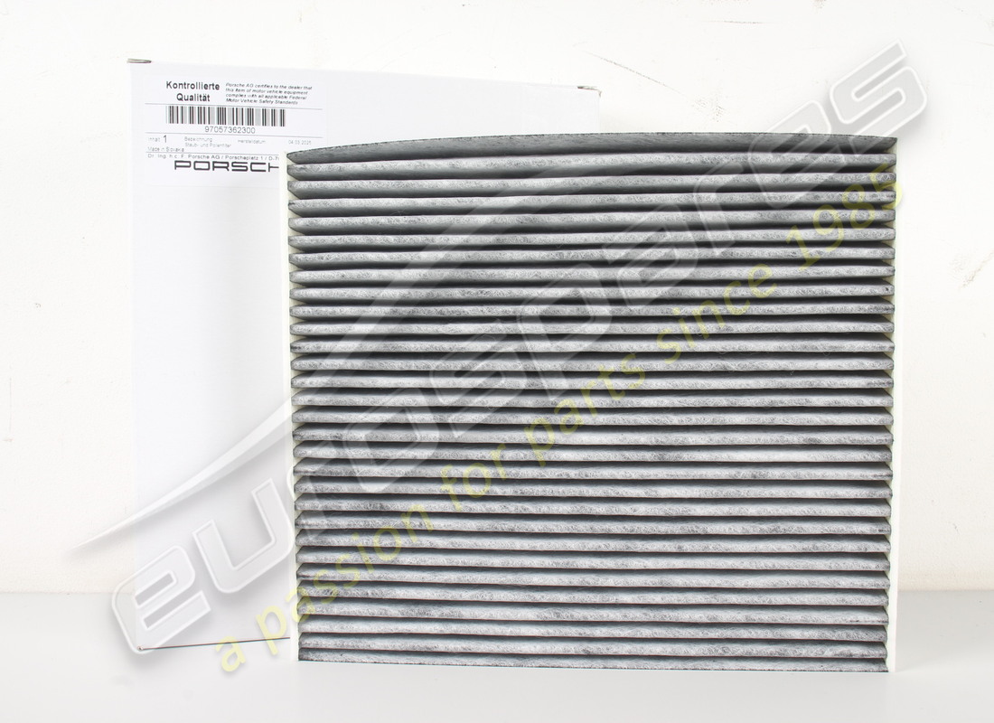 neues porsche staub- und pollenfilterelement. teilenummer 97057362300 (2)