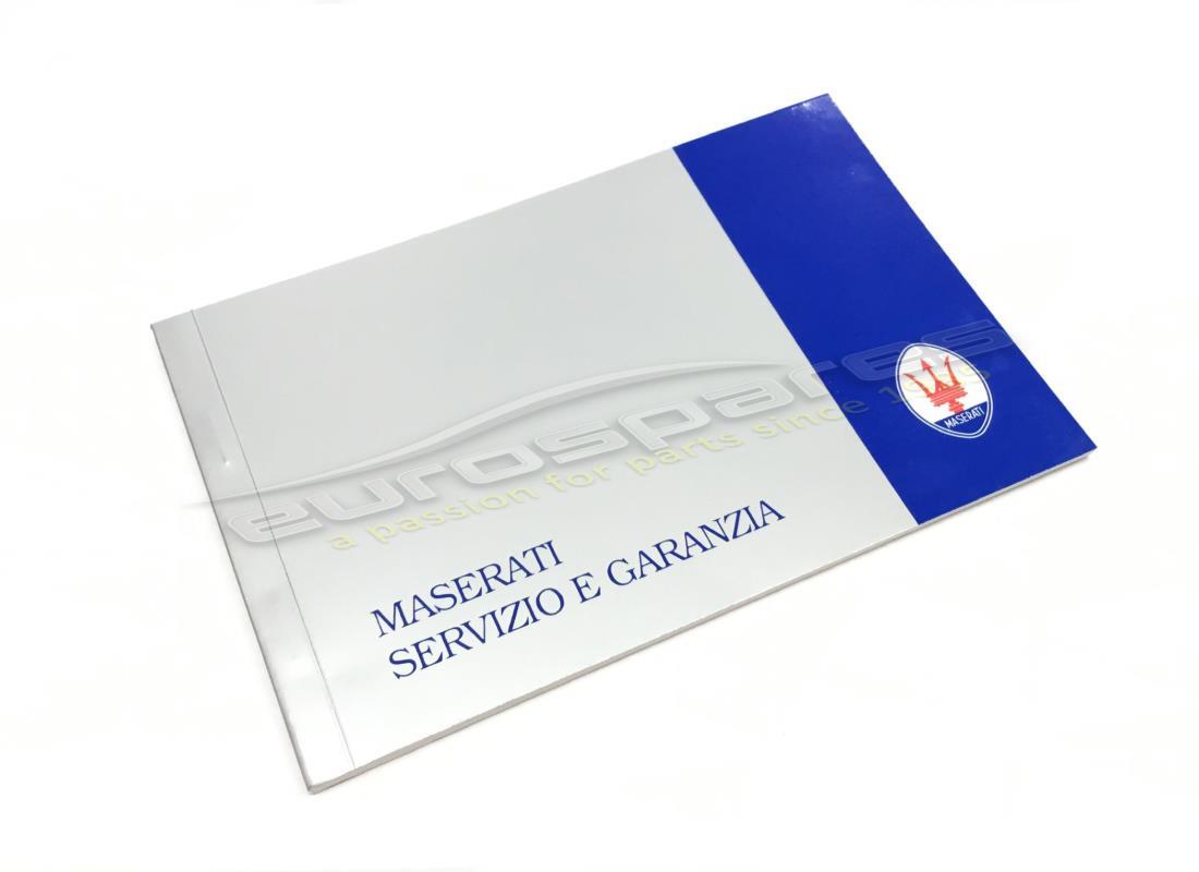 neues maserati servicebuch auf italienisch. teilenummer 399851401 (1)