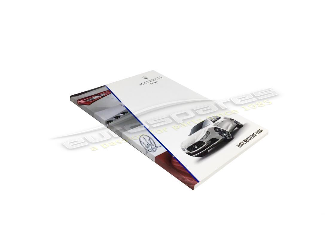 neues maserati auto kurzanleitung en. teilenummer 910041221 (1)