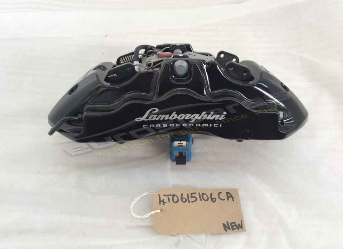 neuer lamborghini bremssattel keramik schwarz. teilenummer 4t0615106ca (1)