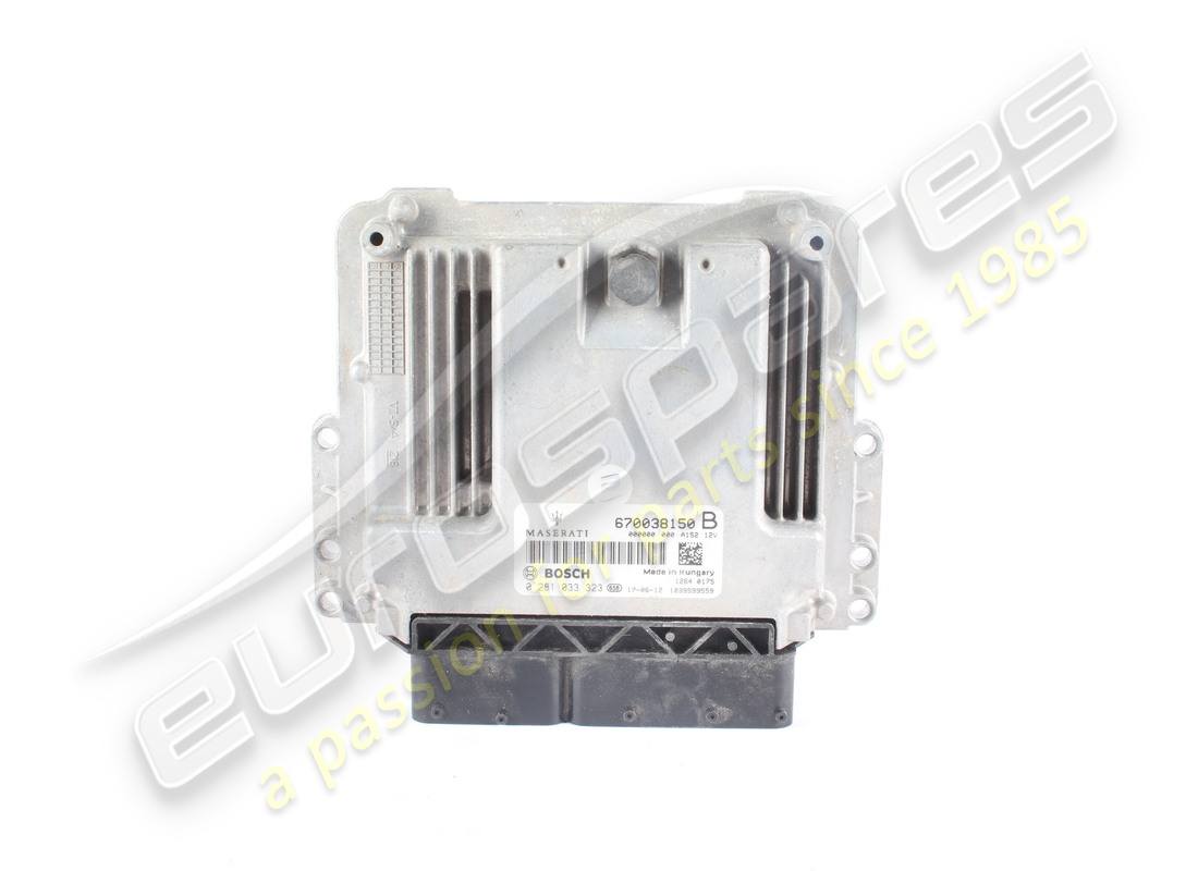 GEBRAUCHTE Maserati DIESELZÜNDUNGS-ECU (HW). TEILENUMMER 670038150 (1)