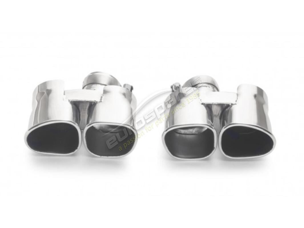 neues tubi 997.1 turbo 4 poliertes quadratisches endspitzen-kit. teilenummer tspo997t07023a (1)