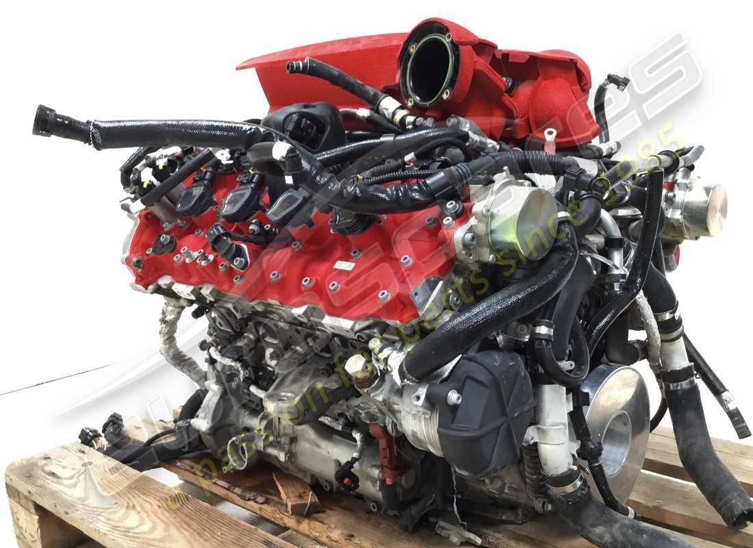 gebrauchter ferrari 488 motor. teilenummer 985000235 (6)