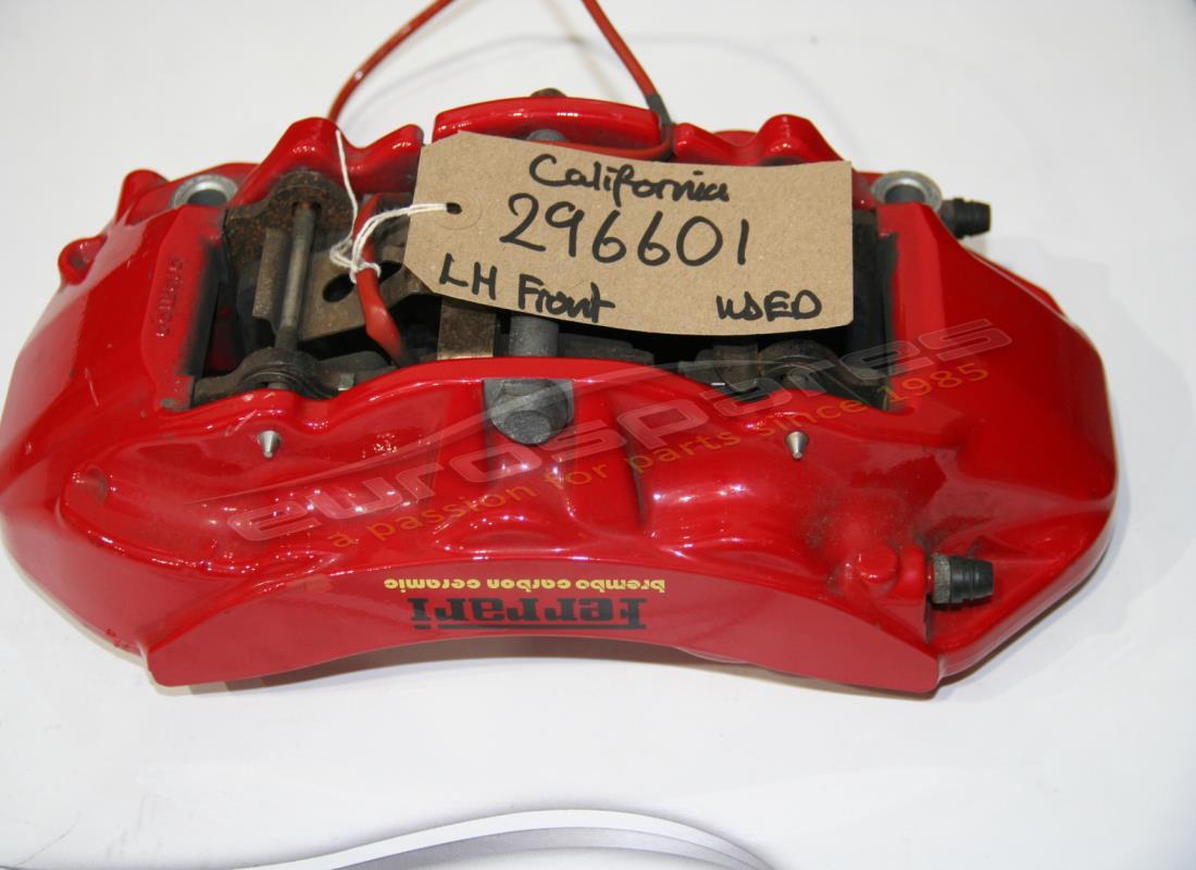 GEBRAUCHTER Ferrari VORDERER BREMSSATTEL LINKS, KOMPLETT. TEILENUMMER 296601 (1)