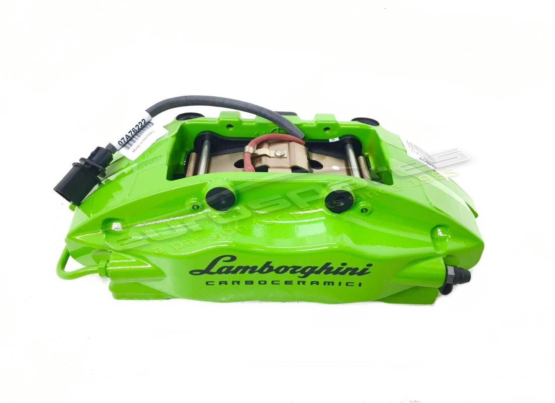 neuer lamborghini gleitbremssattel, keramik, grün. teilenummer 4t0615405bn (1)