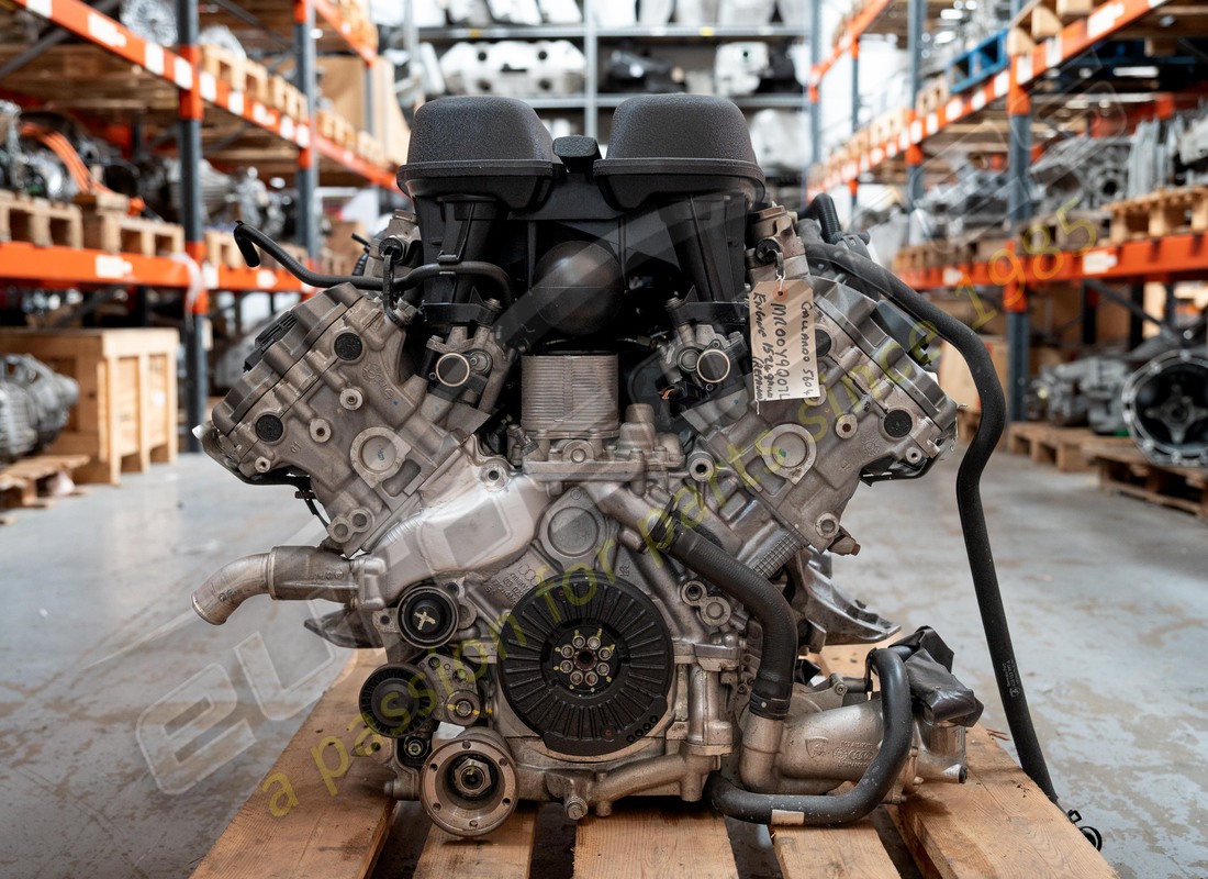 gebrauchter lamborghini lp560 gallardo motor. teilenummer mr00y9q07l (5)