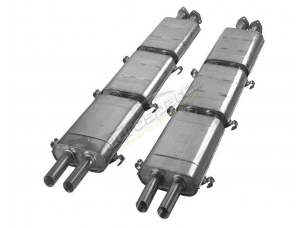 neuer tubi vorderer rechter schalldämpfer 400/400 i. teilenummer 01167912051 (1)