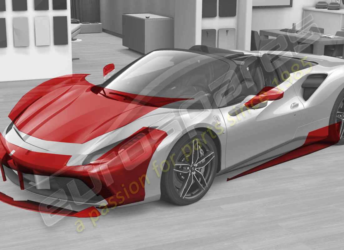 NEU FERRARI KIT FILM KOMPLETT 488. TEILENUMMER 70003771 (1) neu ferrari kit film komplett 488. teilenummer 70003771 (1)