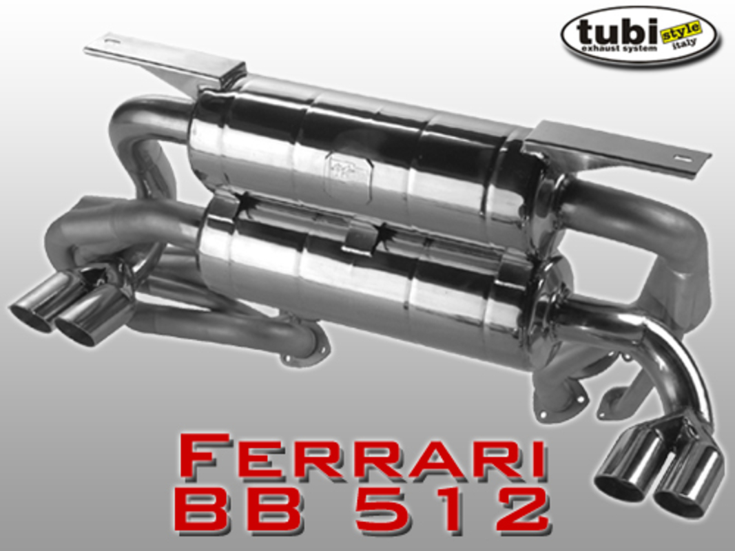 neu tubi bb 512 e 512i 2 einlässe auspuff. teilenummer 01178212000 (1)