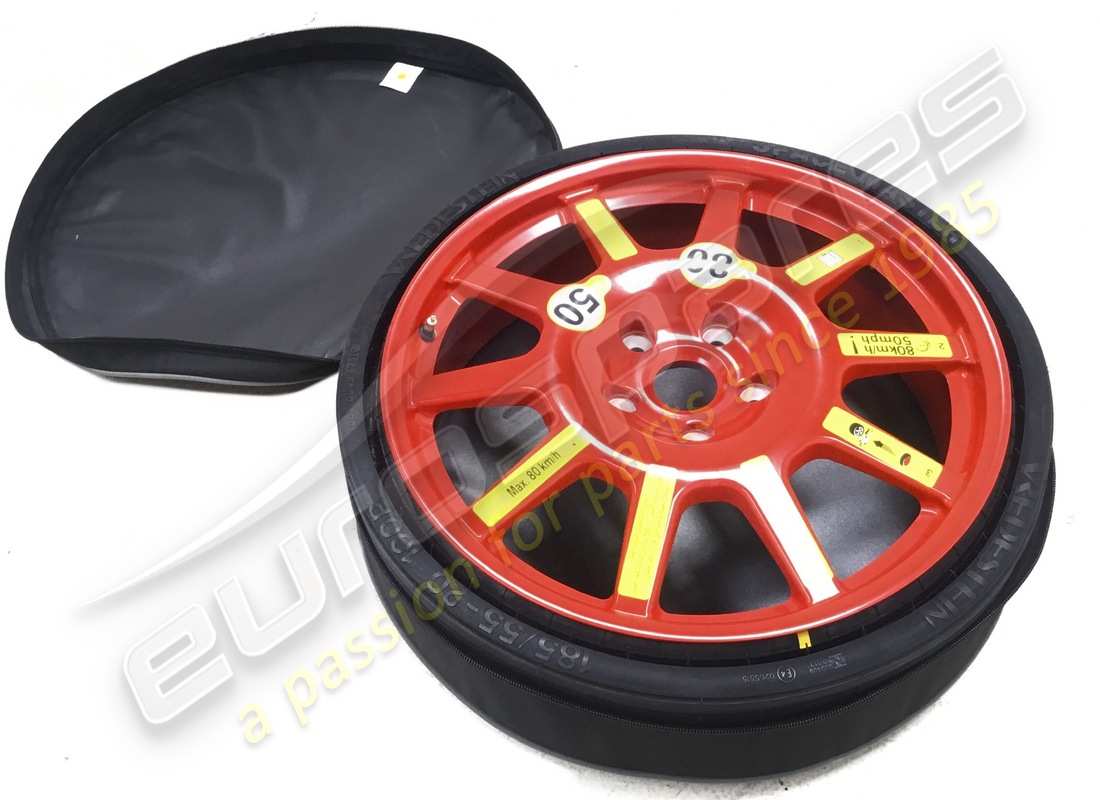 neues porsche ersatzrad feuerrot. teilenummer 992601010a300 (1)