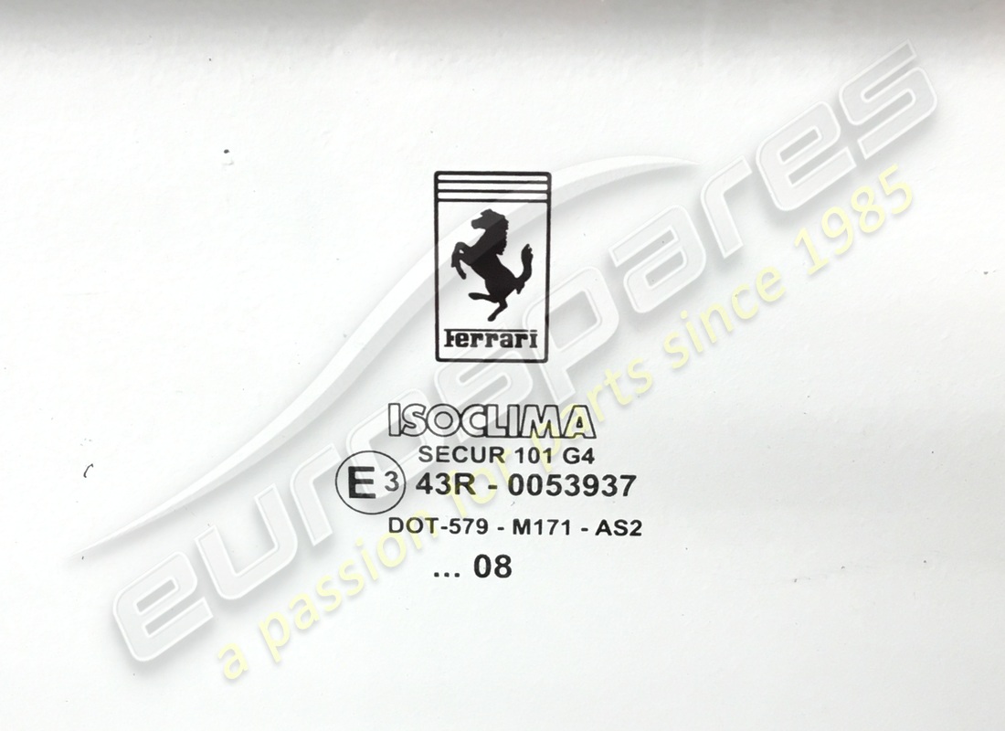 verwendetes ferrari glas für die heckhaube. teilenummer 68074900 (3)
